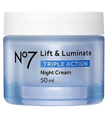 No7 Lift & Luminate TRIPLE ACTION Night Cream Enhanced Formula 50ml