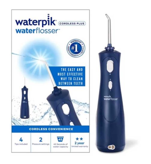 Waterpik Cordless Plus Water Flosser WP-463UK - Blue