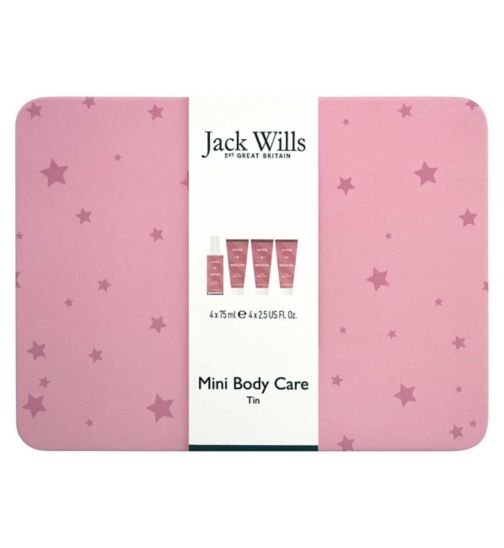 Jack Wills Mini Body Care Tin Set