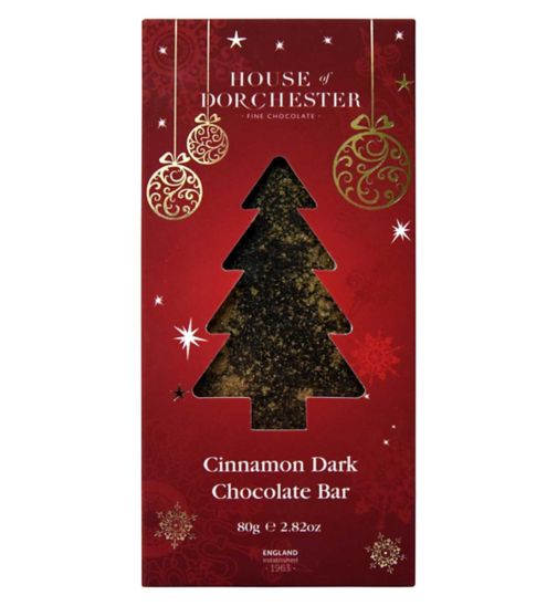 House of Dorchester Dark Chocolate Cinnamon 80g Bar