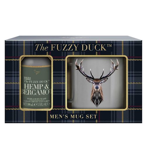 Baylis & Harding The Fuzzy Duck Men's Hemp & Bergamot Mug Gift Set