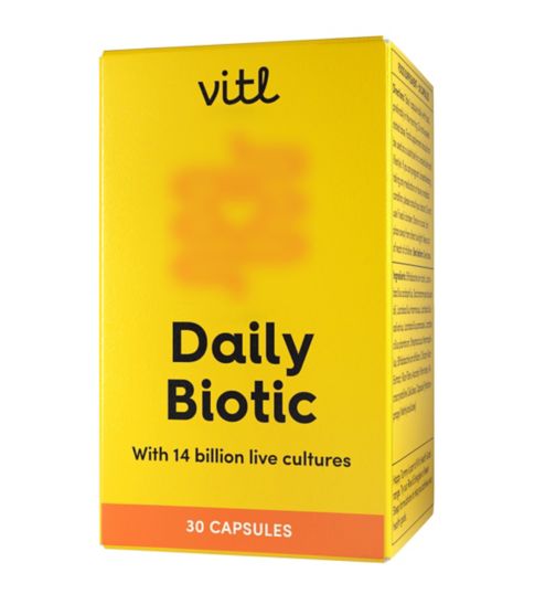 Vitl Health Goals Daily Biotic - 30 Vegan Capsules