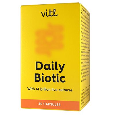 Vitl Health Goals Daily Biotic - 30 Vegan Capsules