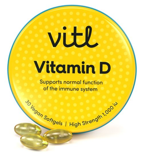Vitl Pocket Packs Vitamin D - 30 Vegan Softgels