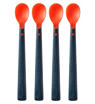 Tommee Tippee Heat Sense 4M+ Weaning Spoons - Pack of 4