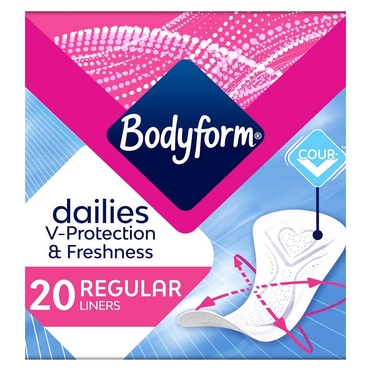 Bodyform Dailies Fresh Normal Liners - Small