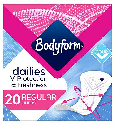 Bodyform Dailies Normal Panty Liners 20 Pack