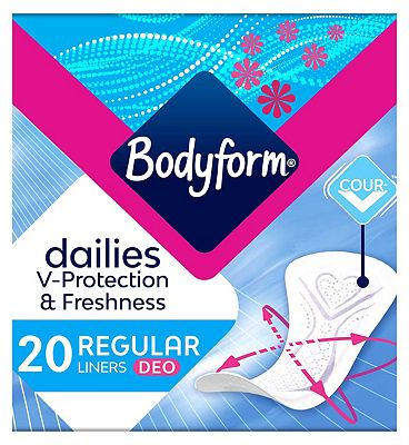 Bodyform Dailies Normal Scented Panty Liners 20 Pack