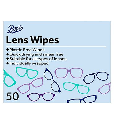 Boots Lens Wipes 50s