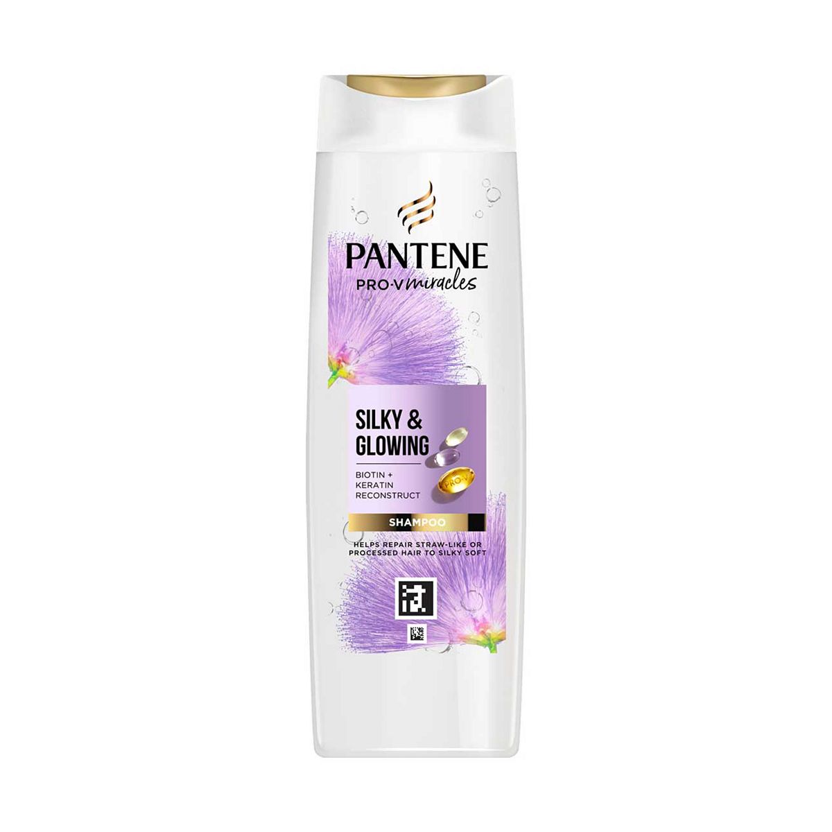 Pantene Pro-V Miracles Silky & Glowing Shampoo For Dry Damaged Hair 400ml