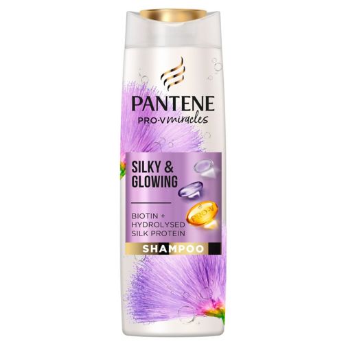 Pantene Pro-V Miracles Silky & Glowing Shampoo for Dry & Damaged Hair 400ml