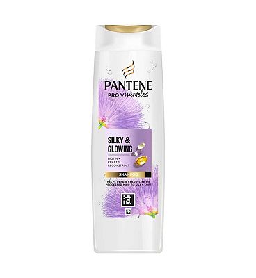 Pantene Pro-V Miracles Silky & Glowing Shampoo for Dry & Damaged Hair 400ml