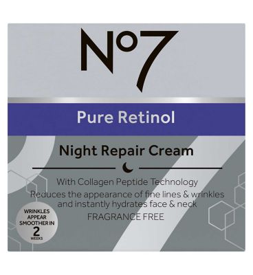 No7 Pure Retinol Night Repair Cream 50ml (7)