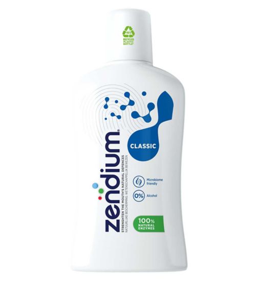 Zendium Classic Mouthwash 500ml - Alcohol Free