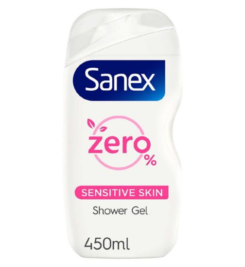 Sanex Zero% Gentle Moisture Shower Gel for Sensitive Skin 450ml