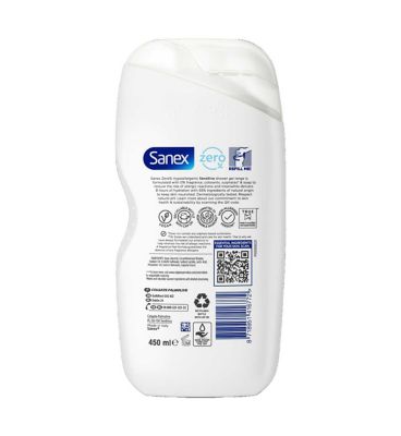 Sanex Zero % Sensitive Skin Shower Gel Bundle (9)