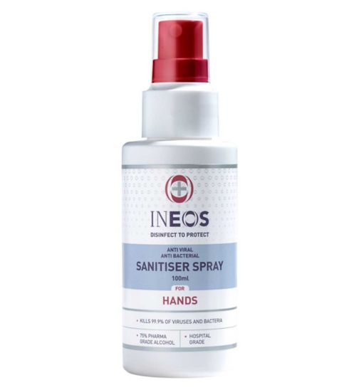 INEOS Hygienics Hand Sanitiser Spray 100ml