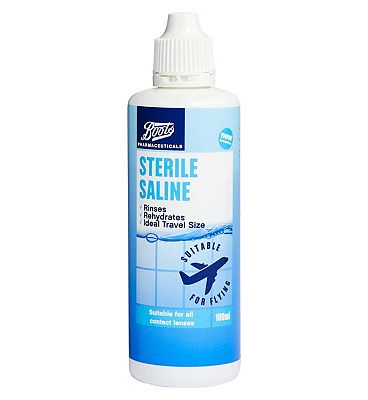 Click to view product details and reviews for Boots Everyday Sterile Saline 100ml.