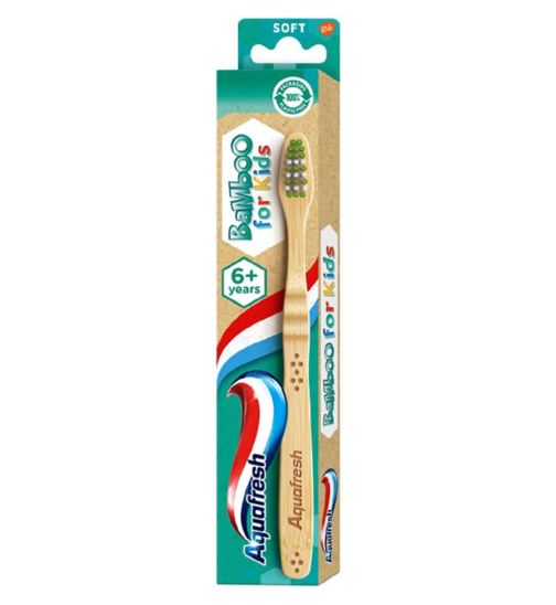 Aquafresh Bamboo Soft Bristles Kids Toothbrush 6+ Years