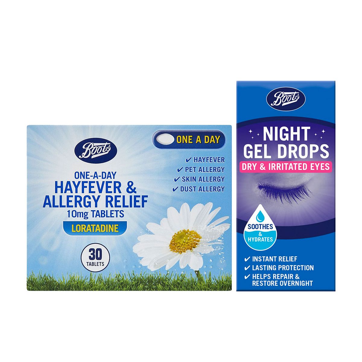 Boots Hayfever & Eye Drop Bundle 1