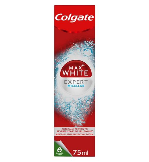 Colgate Max White Expert Micellar Whitening Toothpaste 75ml