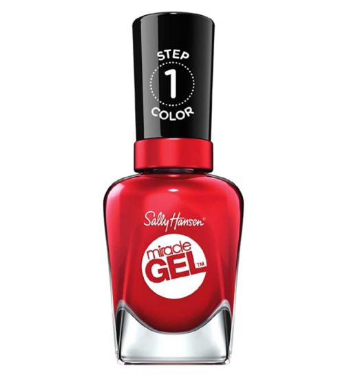 Sally Hansen Miracle Gel Nail Polish - Off With Her Red