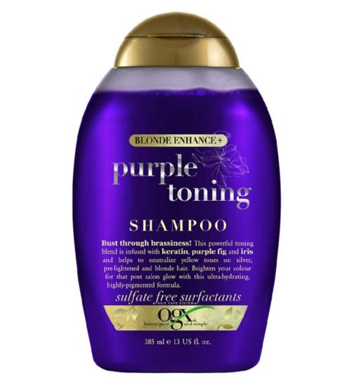 OGX Blonde Purple Toning Shampoo - Boots