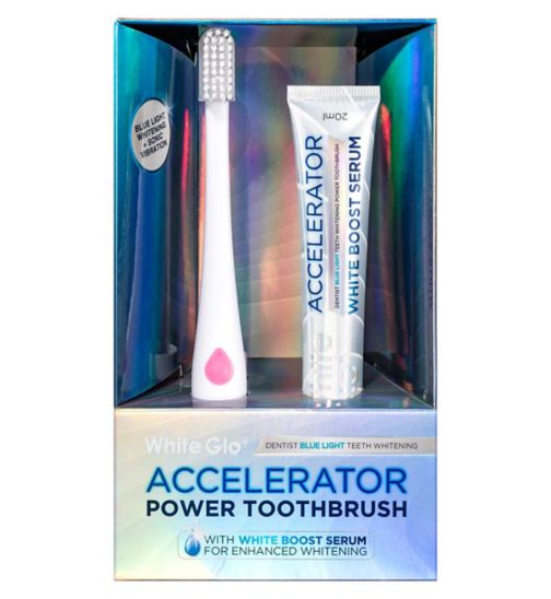 White Glo Blue Light Toothbrush and White Boost Serum Kit