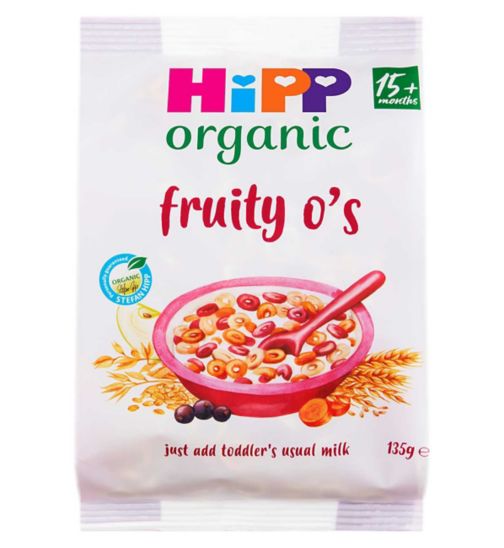 Hipp Organic Cereal Fruity O's 135g