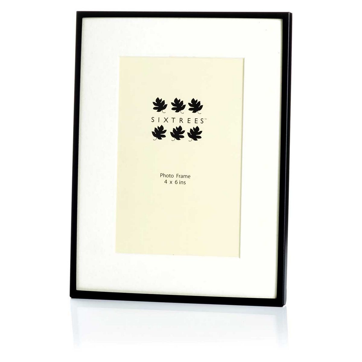Sixtrees Park Lane Black 4X6 Photo Frame