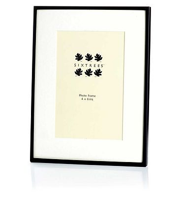 Park Lane Black 4x6 Photo Frame