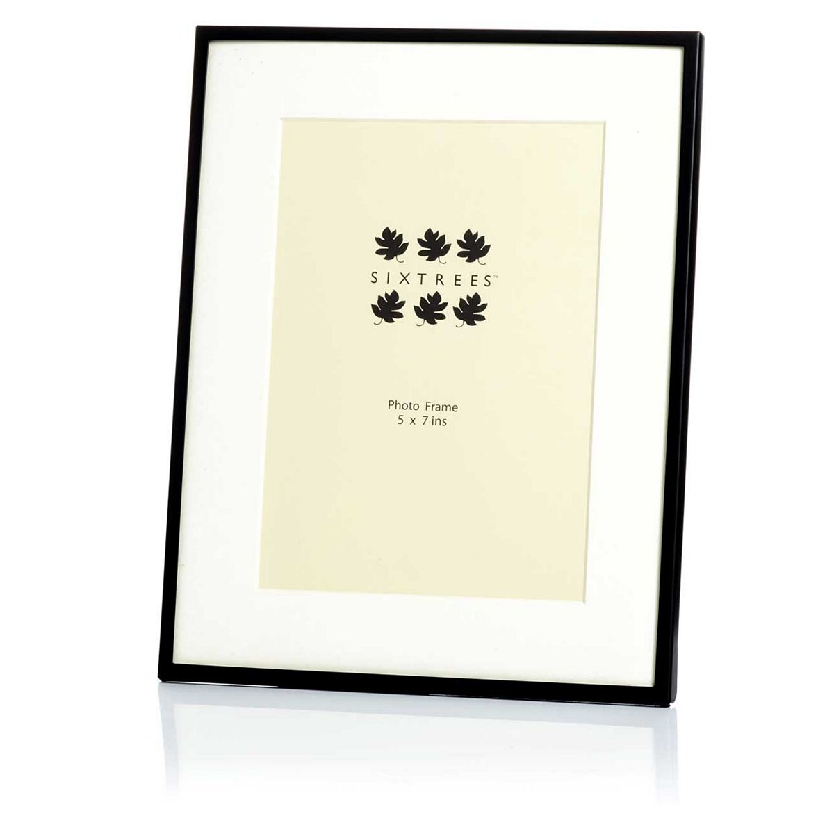 Sixtrees Park Lane Black 5X7 Photo Frame