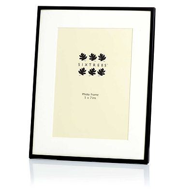 Park Lane Black 5x7 Photo Frame