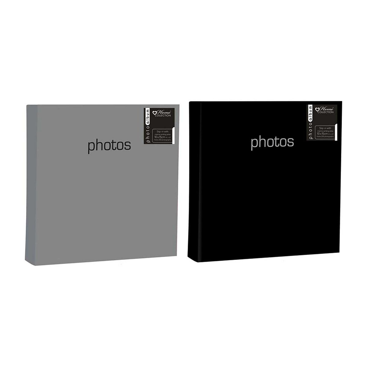 Home Collection Ig Designs Solid Colour Black/grey - 6X4 2Up
