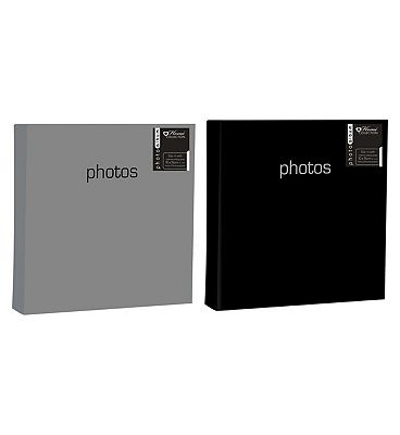 IG Designs Home Collection Solid Colour Black/Grey - 6x4 - 2UP