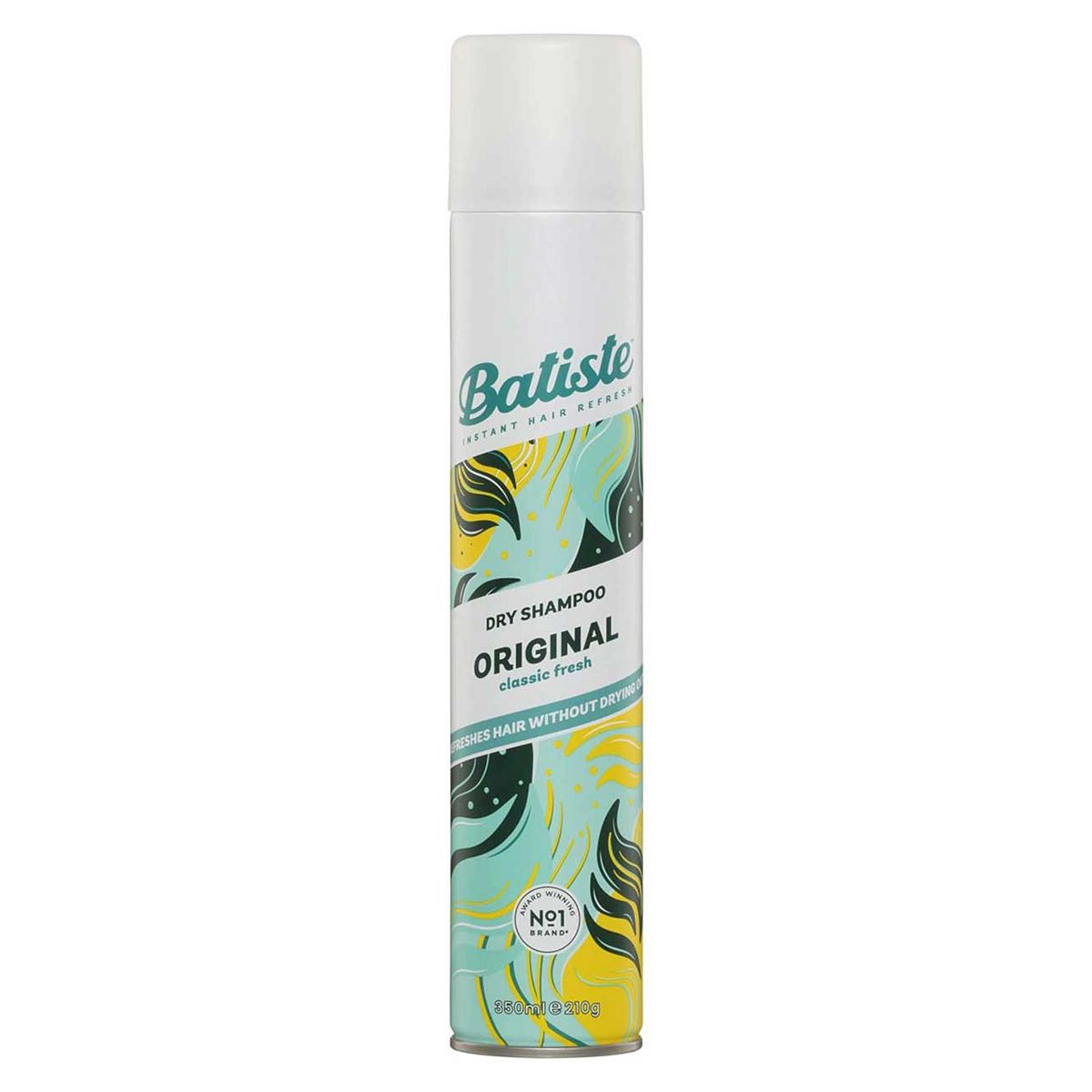 Batiste Dry Shampoo Original, Classic Fresh Fragrance Hair Shampoo, 350ml