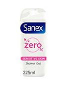 Sanex Zero% Gentle Moisture Shower Gel for Sensitive Skin 225ml