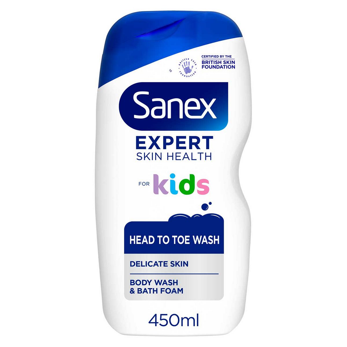 Sanex Expert Skin Health Head To Toe Body Wash For Kids 450ml