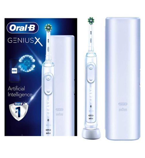 Oral-B Genius X White Electric Toothbrush Designed By Braun