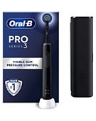 ORAL B Vitality Pro Electric Toothbrush - Black & Purple Duo