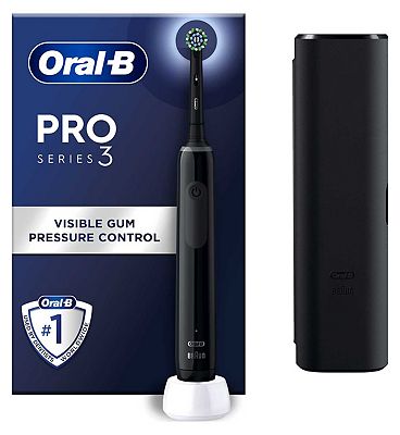 Oral-B Pro 3 - 3500 - Black Electric Toothbrush