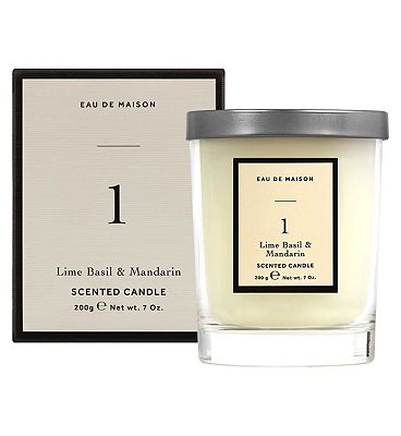 Eau de Maison Lime Basil & Mandarin Scented Candle 200g