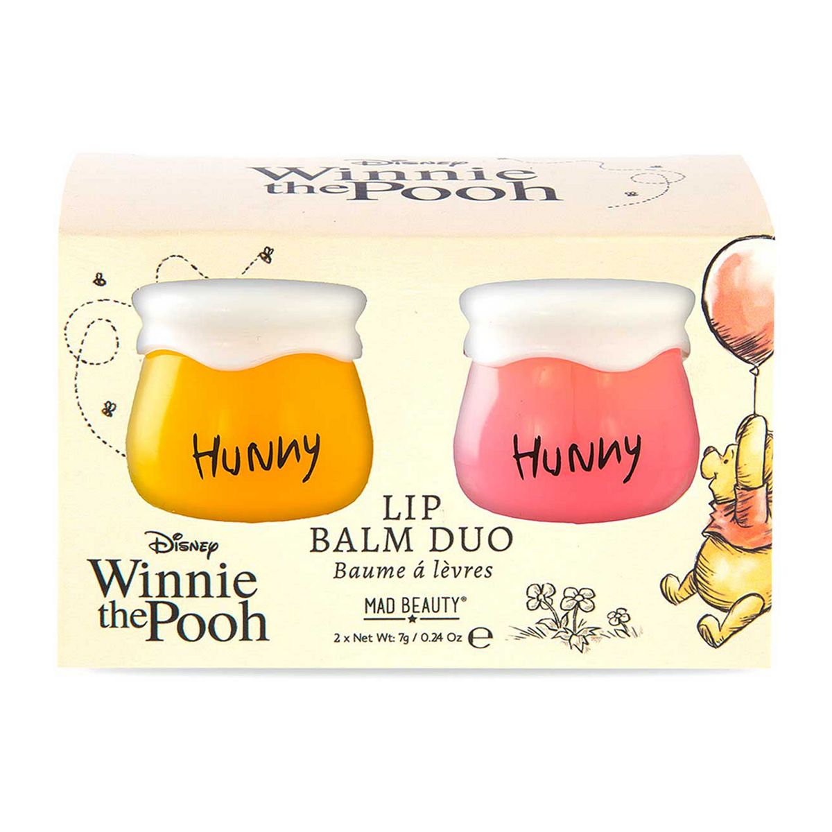Disney Mad Beauty Winnie The Pooh Lip Balm Duo