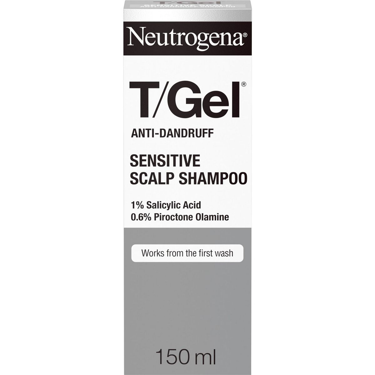 T/Gel Neutrogena® Anti Dandruff Shampoo For Sensitive Scalp (1X 150Ml)