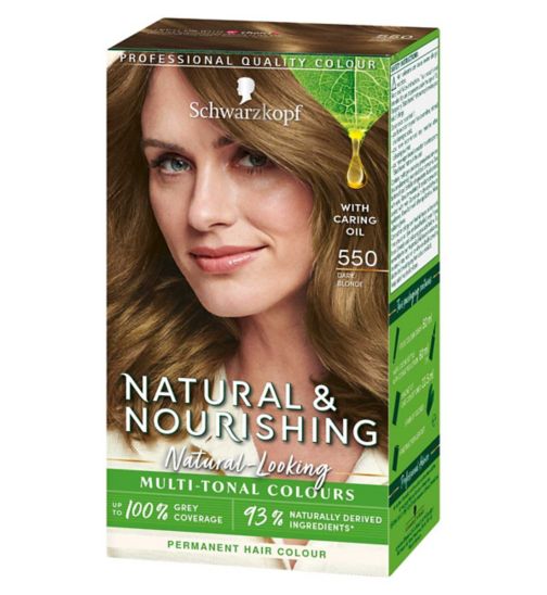 Schwarzkopf Natural & Nourishing Dark Blonde Hair Dye 550 Permanent Vegan