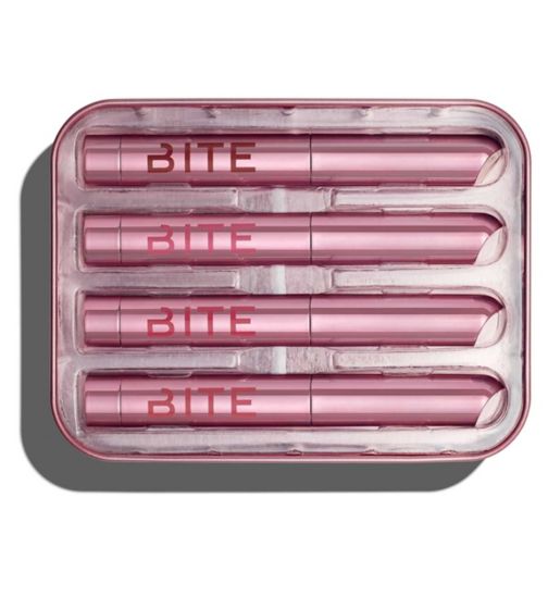BITE Beauty Millennial Pinks 4-Piece Mini Power Move Creamy Matte Lip Crayon Set