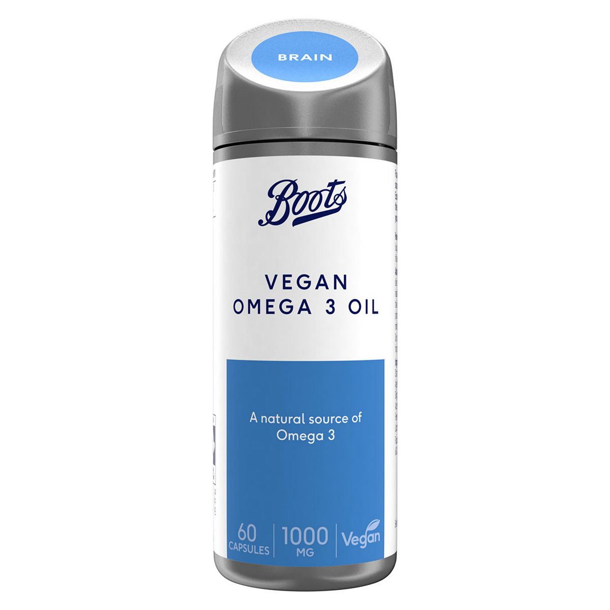   Vegan Omega 3 Oil 1000 Mg, 60 Capsules