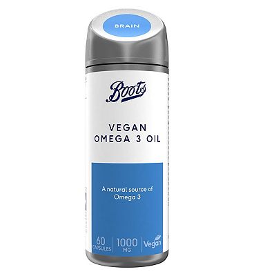 Boots Vegan Omega 3 Oil 60 Capsules