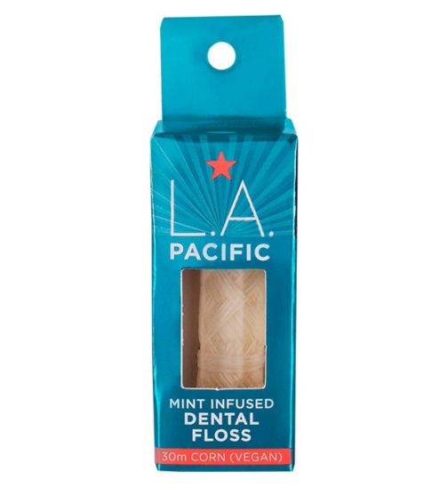 L.A. PACIFIC Mint Infused Biodegradable Dental Floss Refillable 30m