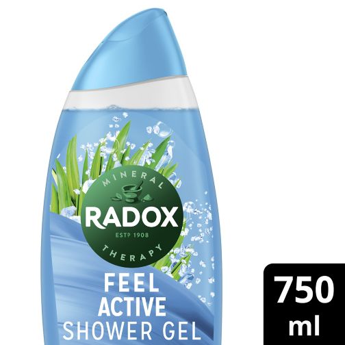 Radox Mineral Therapy Feel Active Shower Gel 750 ml